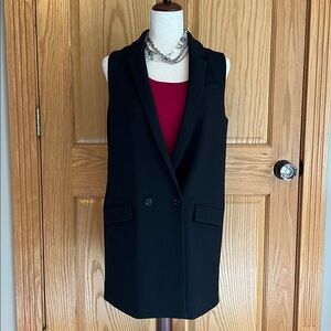 Banana Republic Black Sleeveless Vest